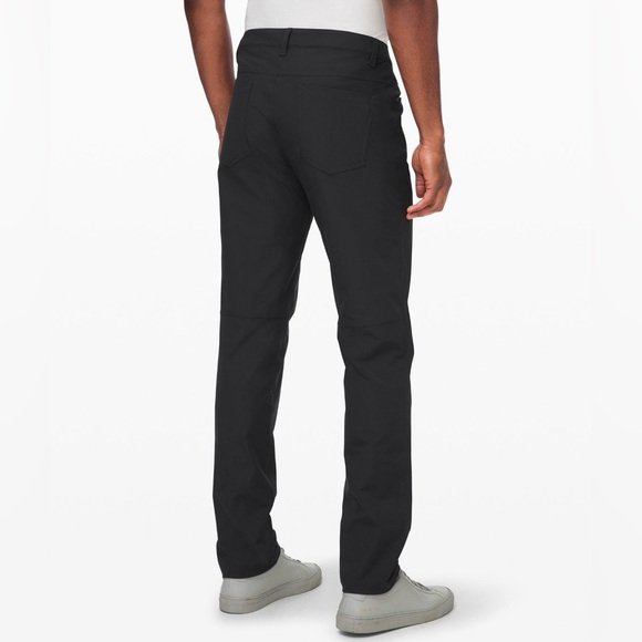Lululemon ABC Classic Fit 5 Picket Pants Obsidian men’s size 36 x 28 pre owned - Picture 2 of 4